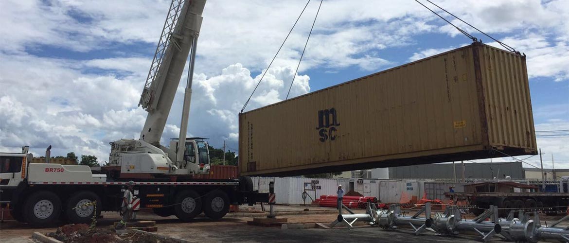 Carga e descarga de máquinas em São Paulo