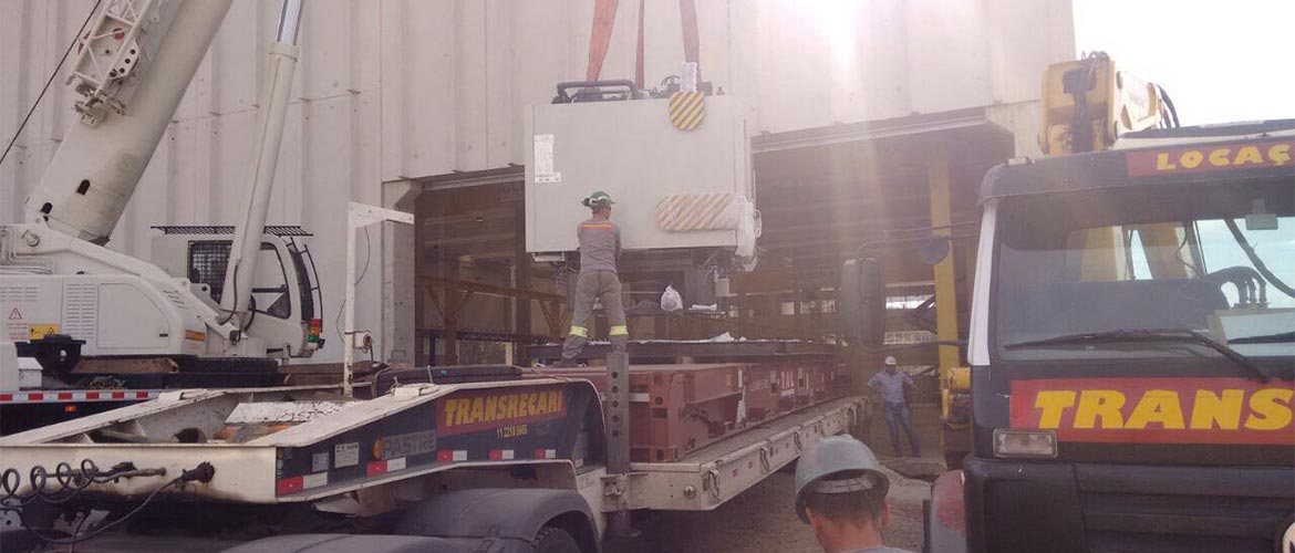 Remoção de máquinas injetoras