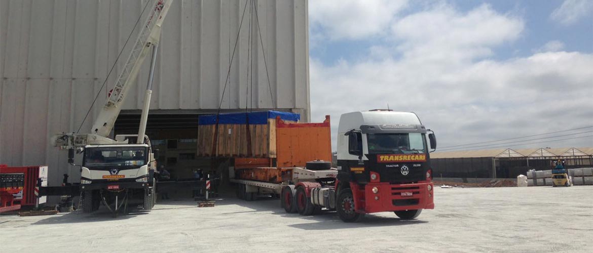 Transporte de cargas especiais