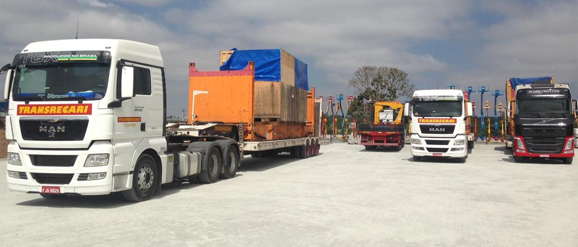 Transporte de cargas pesadas em SP