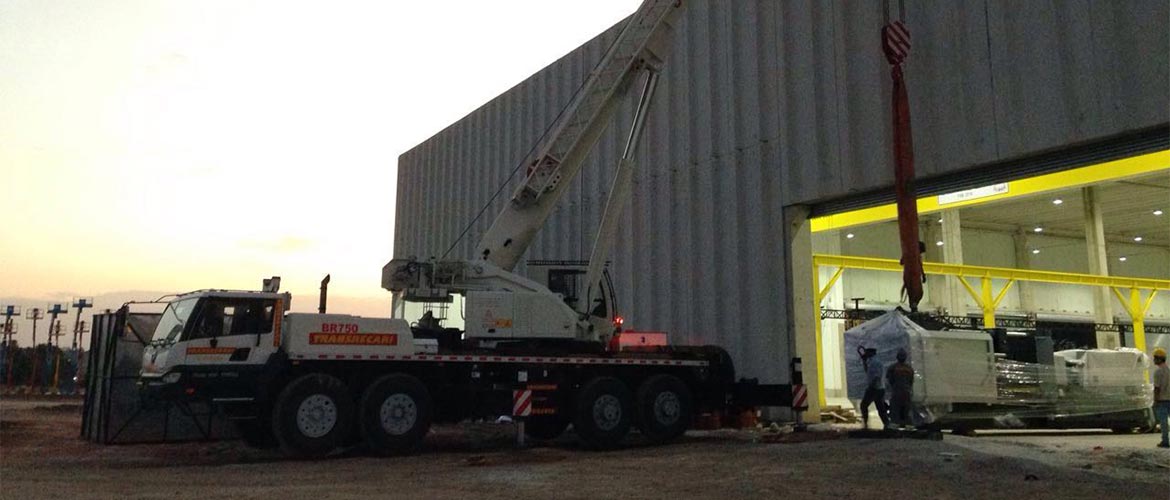 Transporte pesado de prensas