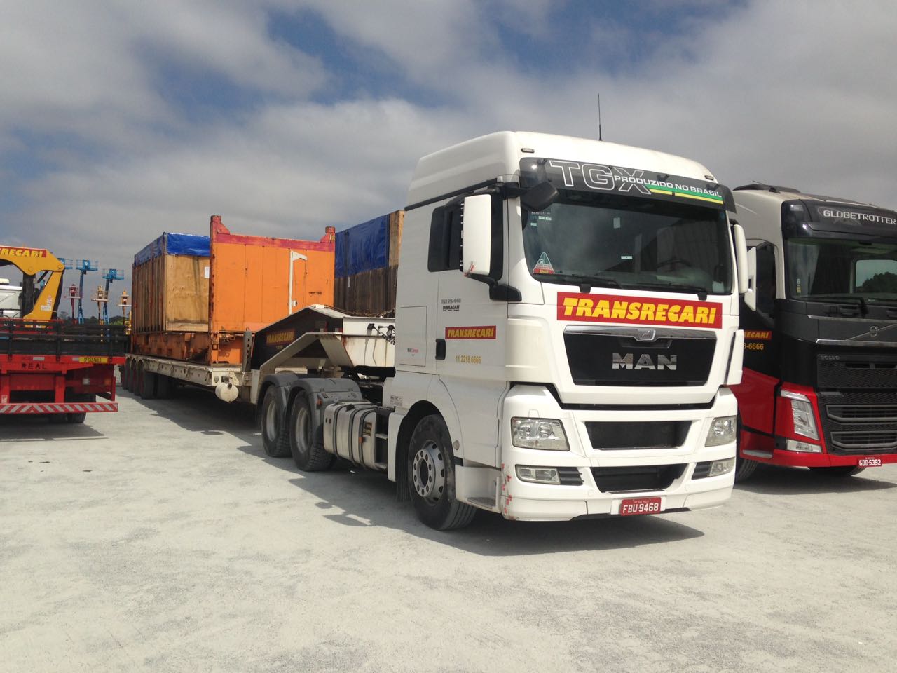 Transporte de equipamentos